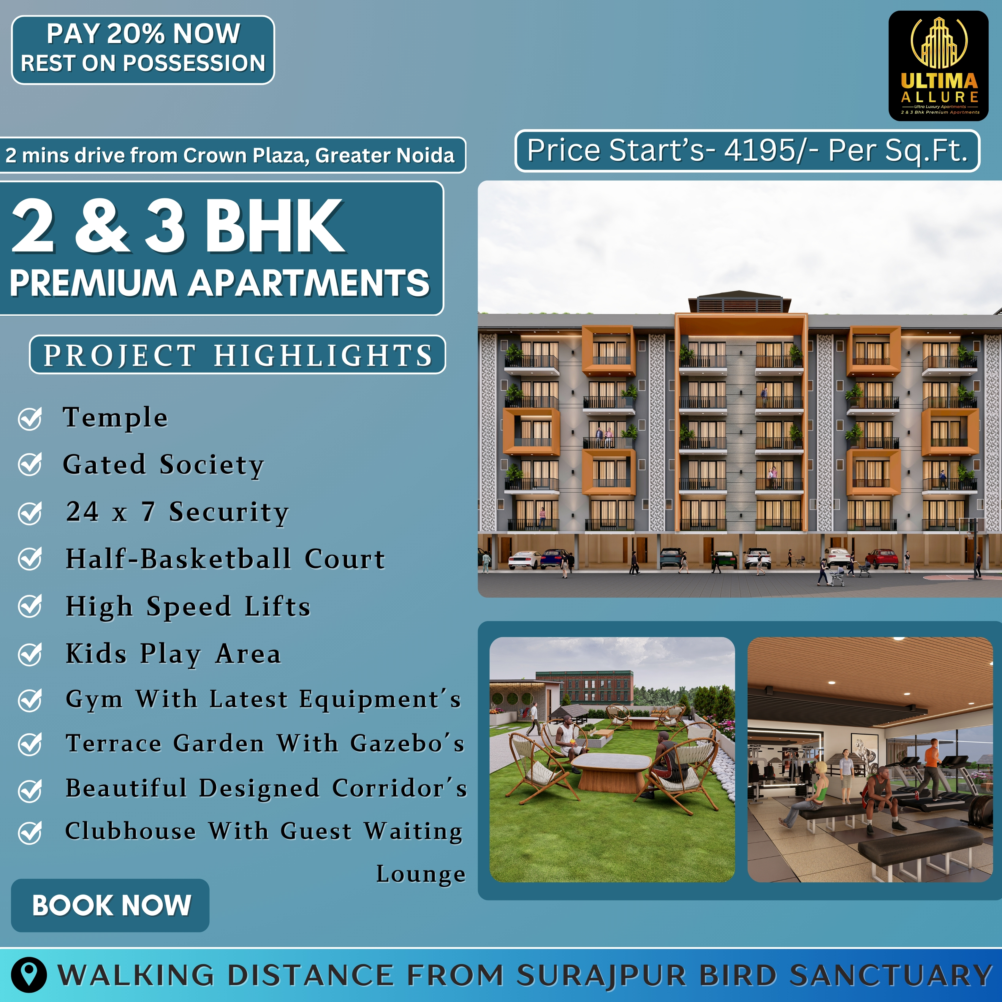 Ultima Allure Where Luxury Meets Nature in Surajpur Greater Noida